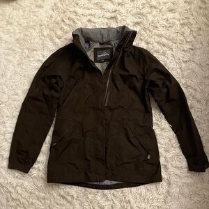 Eddie Bauer Weatherproof Dark Brown Raincoat